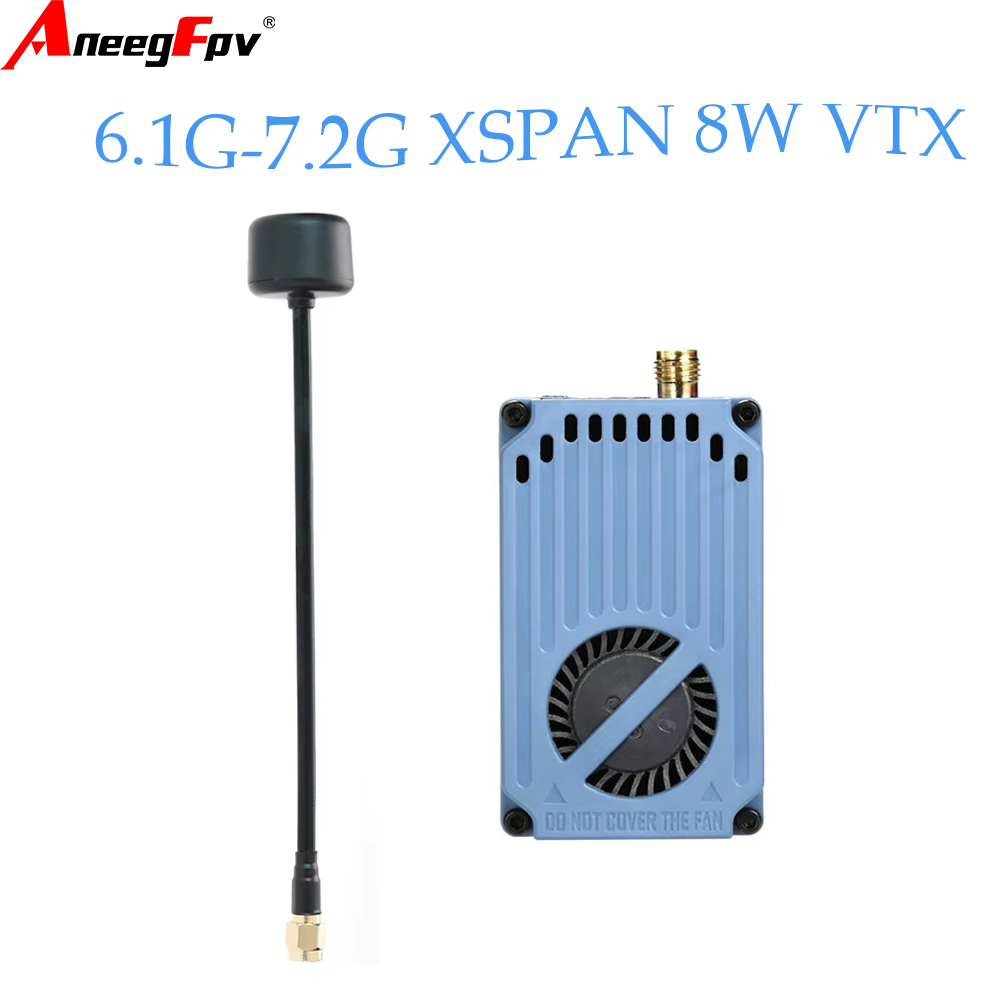 RUSHFPV 6.1‑7.2G 8W X61728 VTX - Fpv Drone Receiver ulasan dan harga