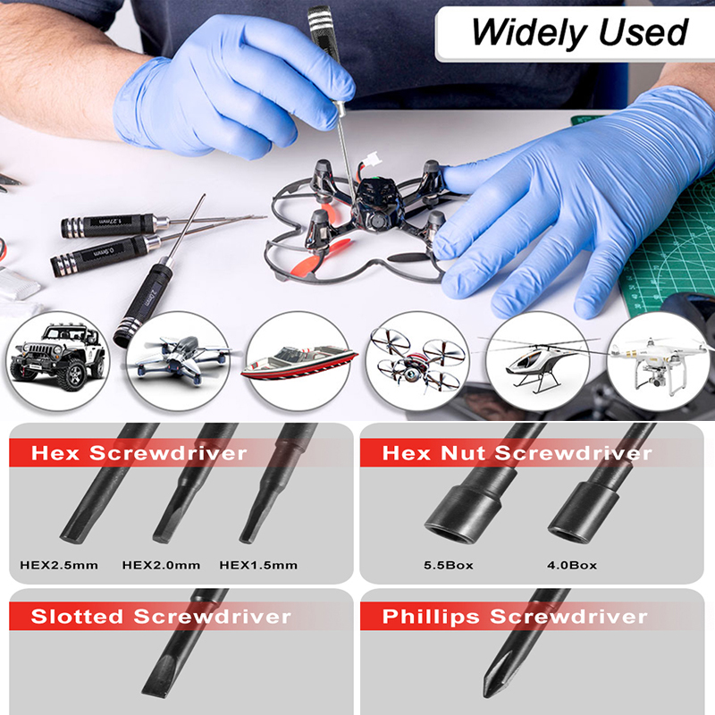 7Pcs 1.5 2.0 2.5mm RC Hex Driv - Fpv Drone Tool Kit ulasan dan harga