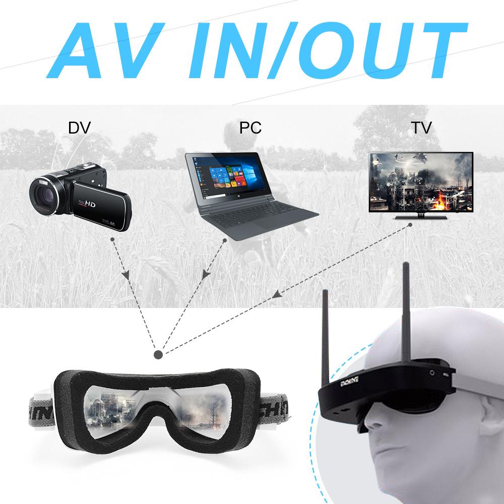 Eachine EV100 720*540 5.8G 72C - Fpv Drone Goggles ulasan dan harga