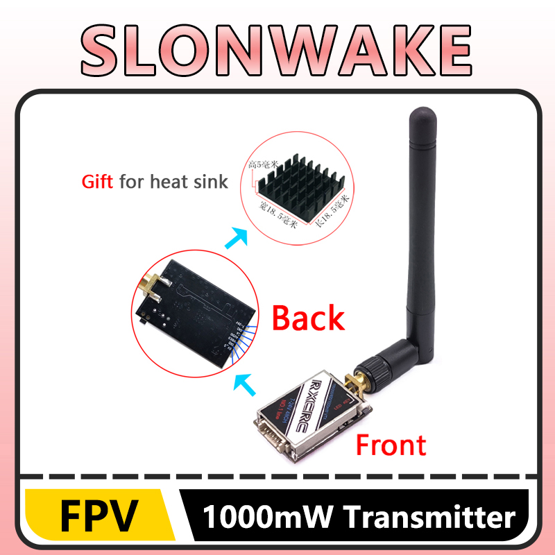 SLONWAKE  5.8G 48CH 1W VTX 100 - Fpv Drone Camera ulasan dan harga