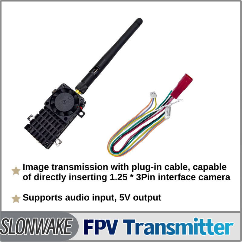 SLONWAKE 5.8G 3000mW Simulatio - Fpv Drone Transmitter ulasan dan harga